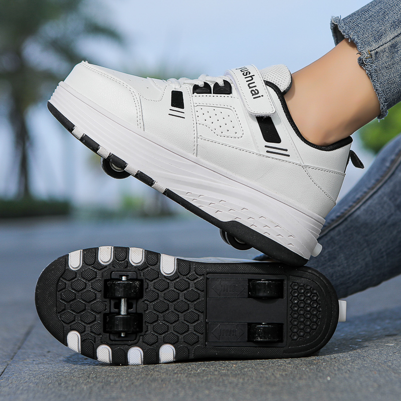 Kids 4‑Wheel Retractable Rolle - Men'S Shoes ulasan dan harga